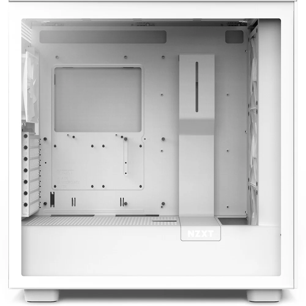 NZXT H7 Flow RGB - ATX Mid Tower Case in White - Image 2
