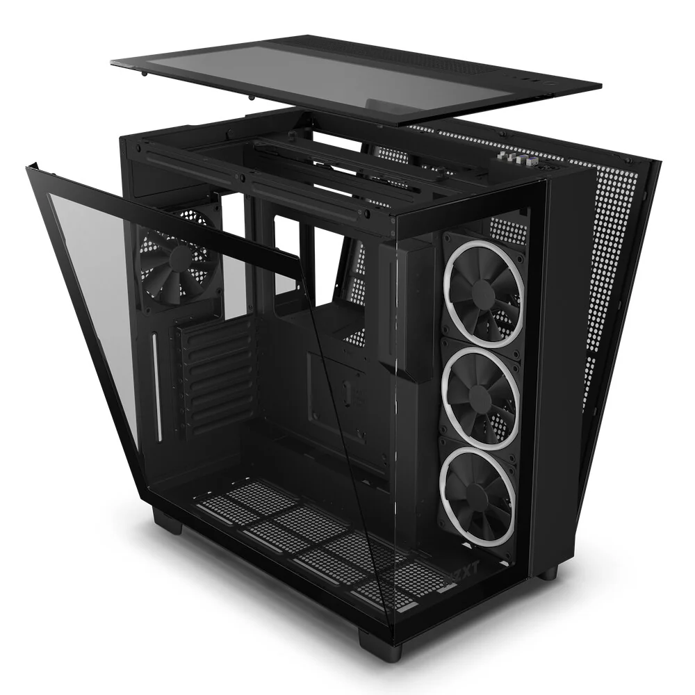 NZXT H9 Elite - ATX Mid Tower Case in Black - Image 2