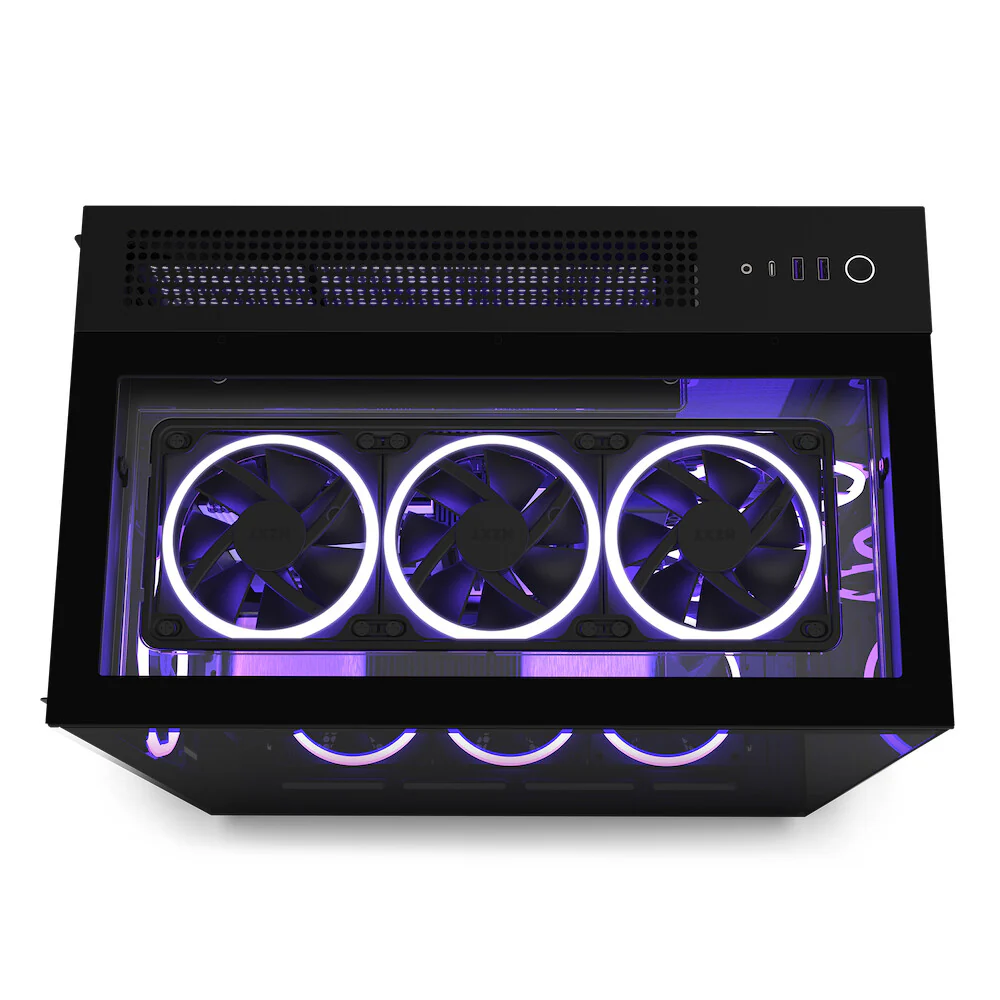 NZXT H9 Elite - ATX Mid Tower Case in Black - Image 3