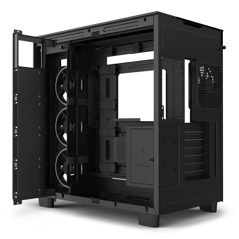 NZXT H9 Elite - ATX Mid Tower Case in Black - Image 5