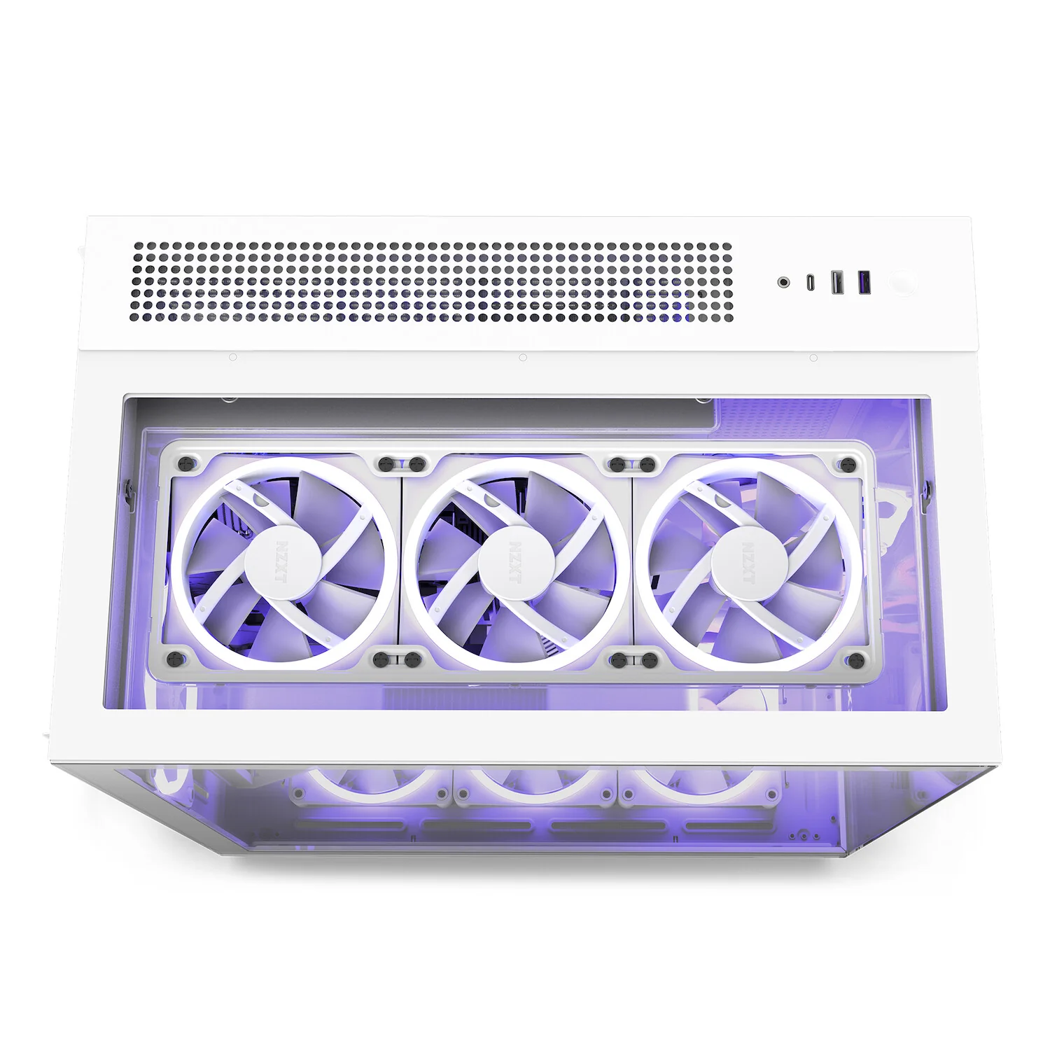 NZXT H9 Elite - ATX Mid Tower Case in White - Image 3
