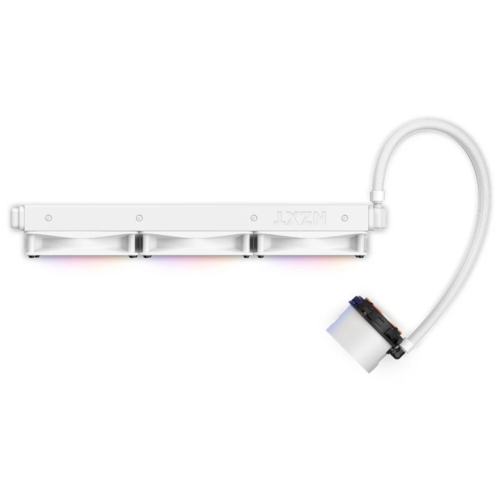 NZXT Kraken 360 RGB - All-in-one Liquid Processor Cooler in White - 360mm - Image 2