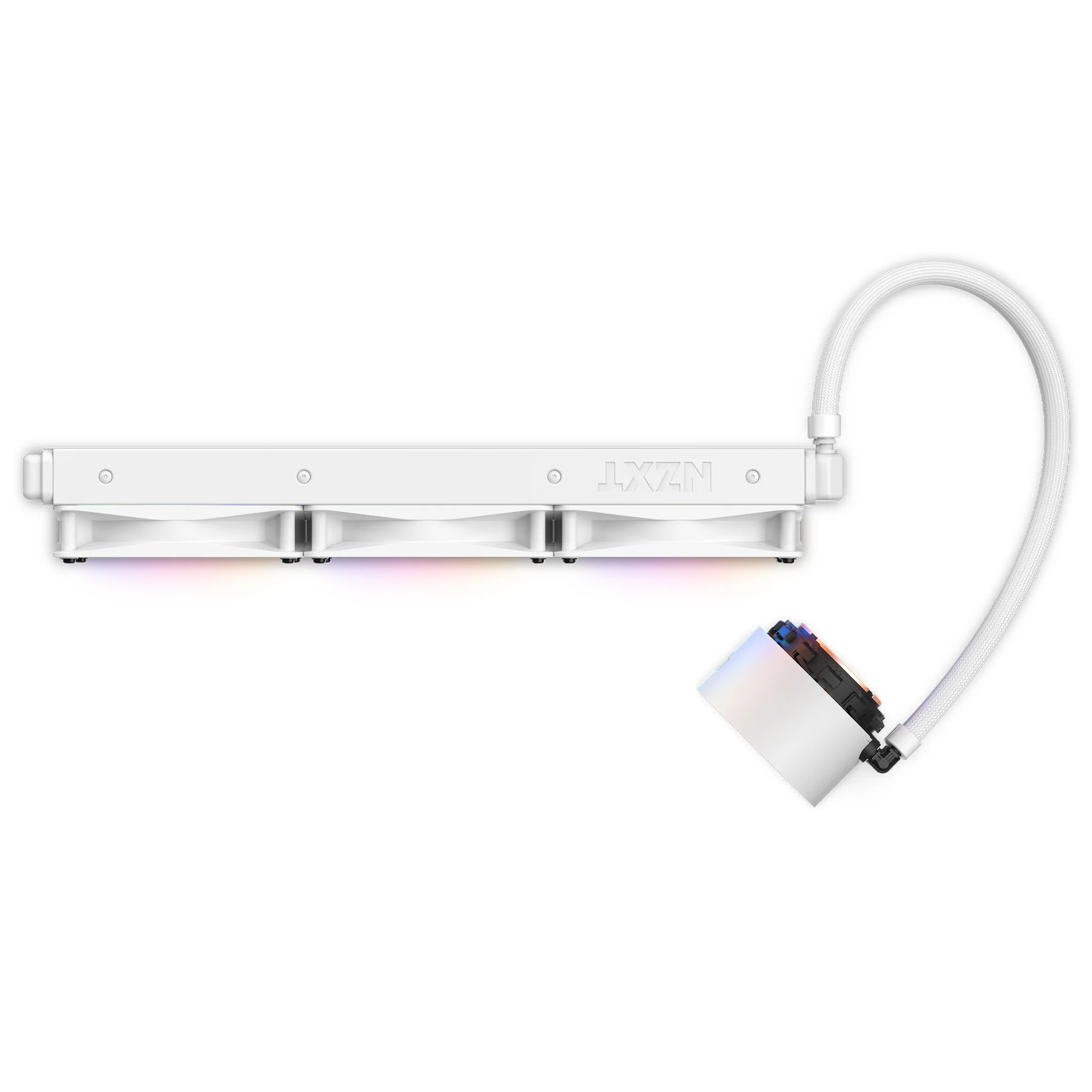 NZXT Kraken Elite 360 RGB - All-in-one Liquid Processor Cooler in White - 360mm - Image 2
