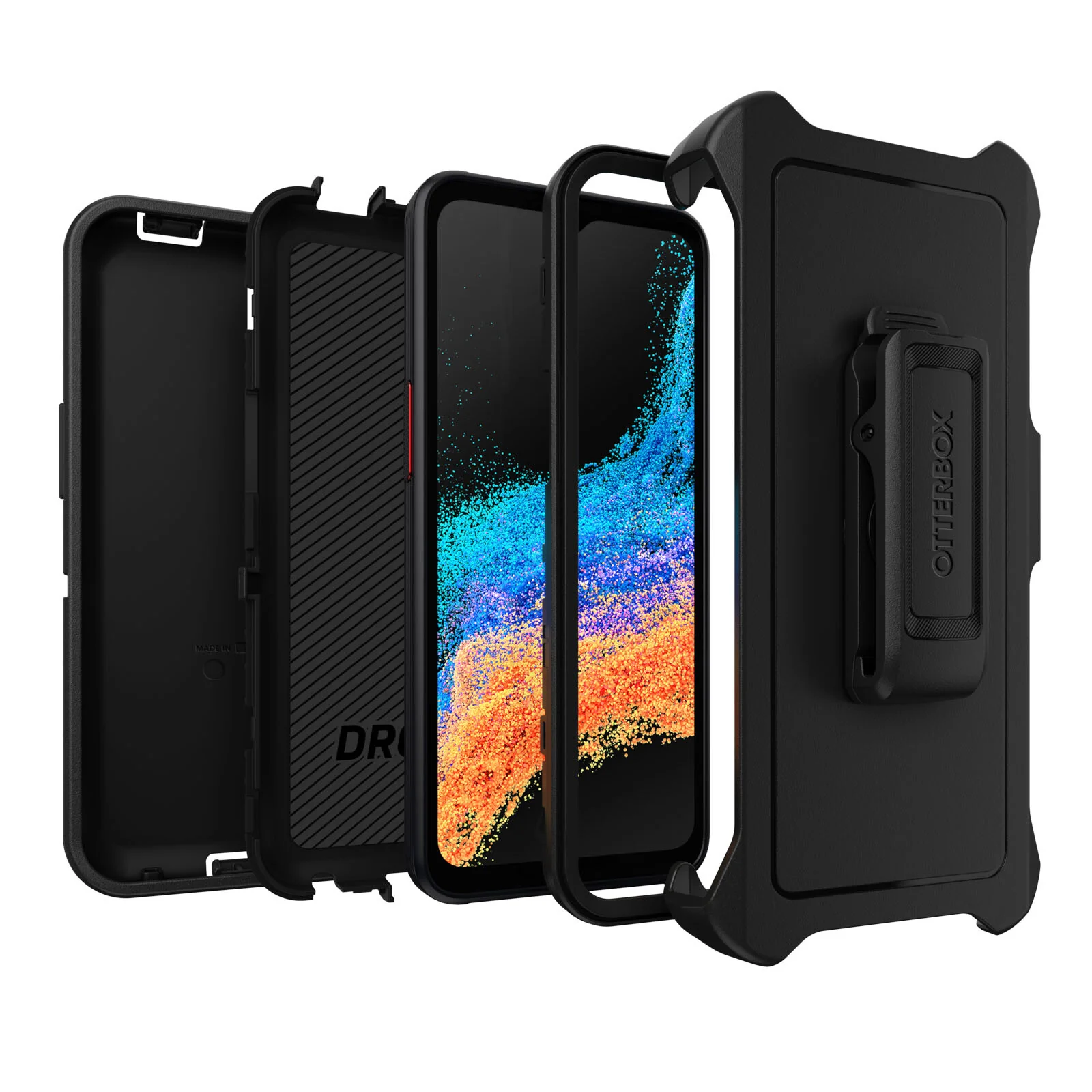 OtterBox Defender Case for Samsung Galaxy XCover6 Pro in Black - Image 3