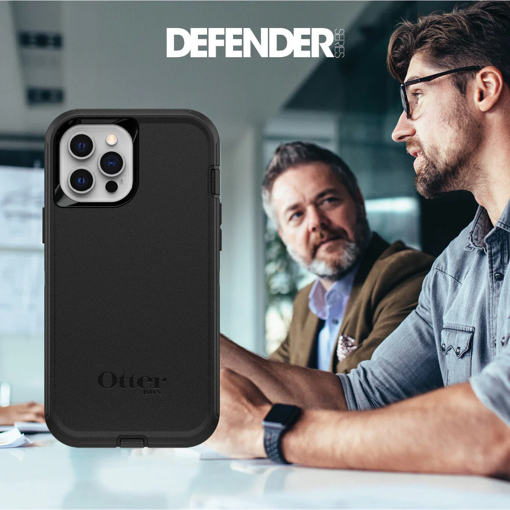 OtterBox Defender Series for iPhone 12 / 12 Pro in Black - Image 15