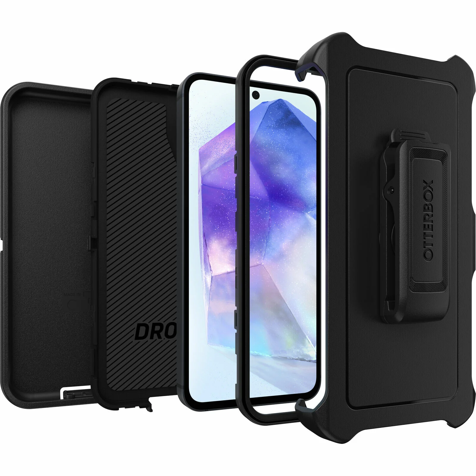 OtterBox Defender Series for Galaxy A55 (5G) in Black - Image 2