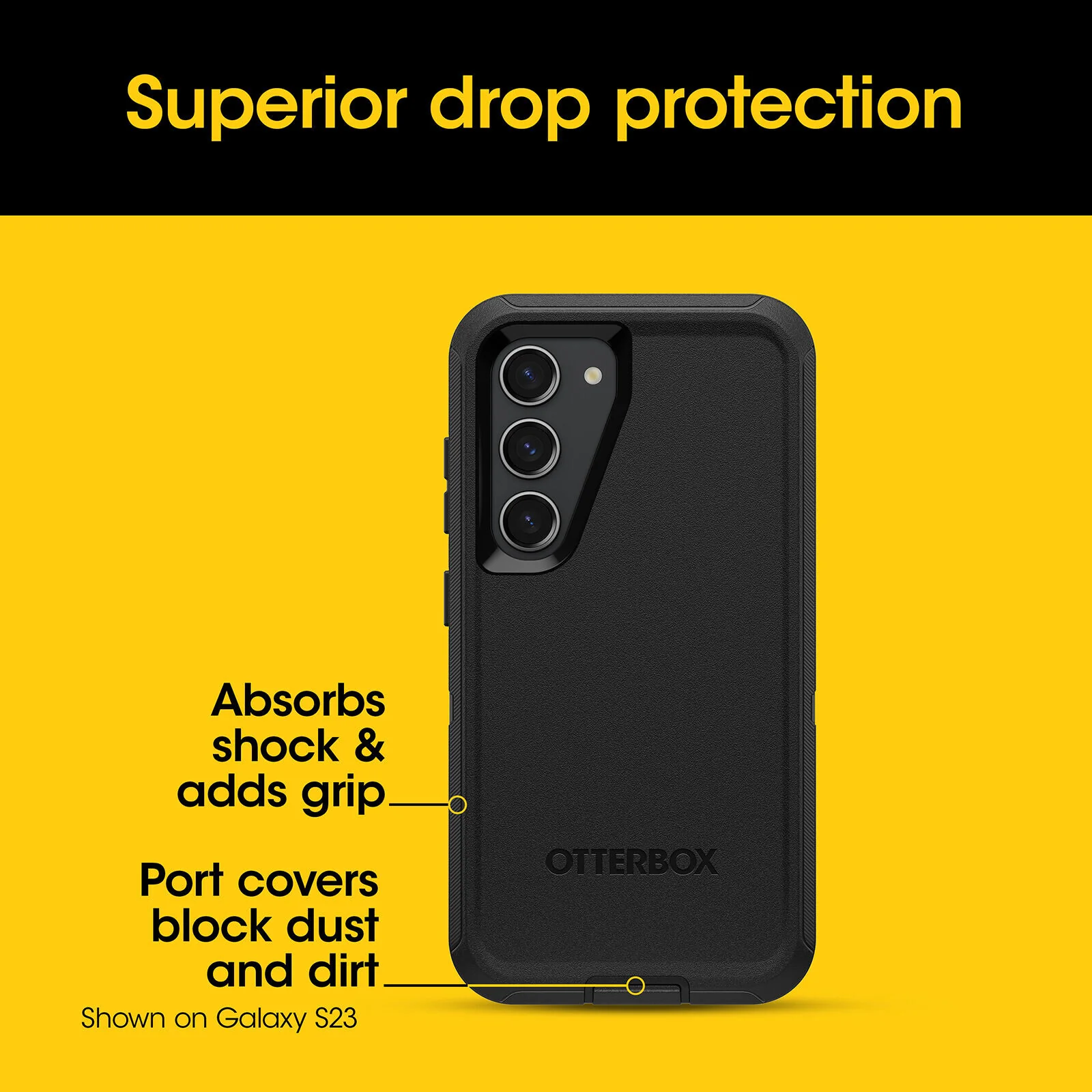 OtterBox Defender Series for Galaxy S24 Ultra in Baby Blue Jeans - Image 4