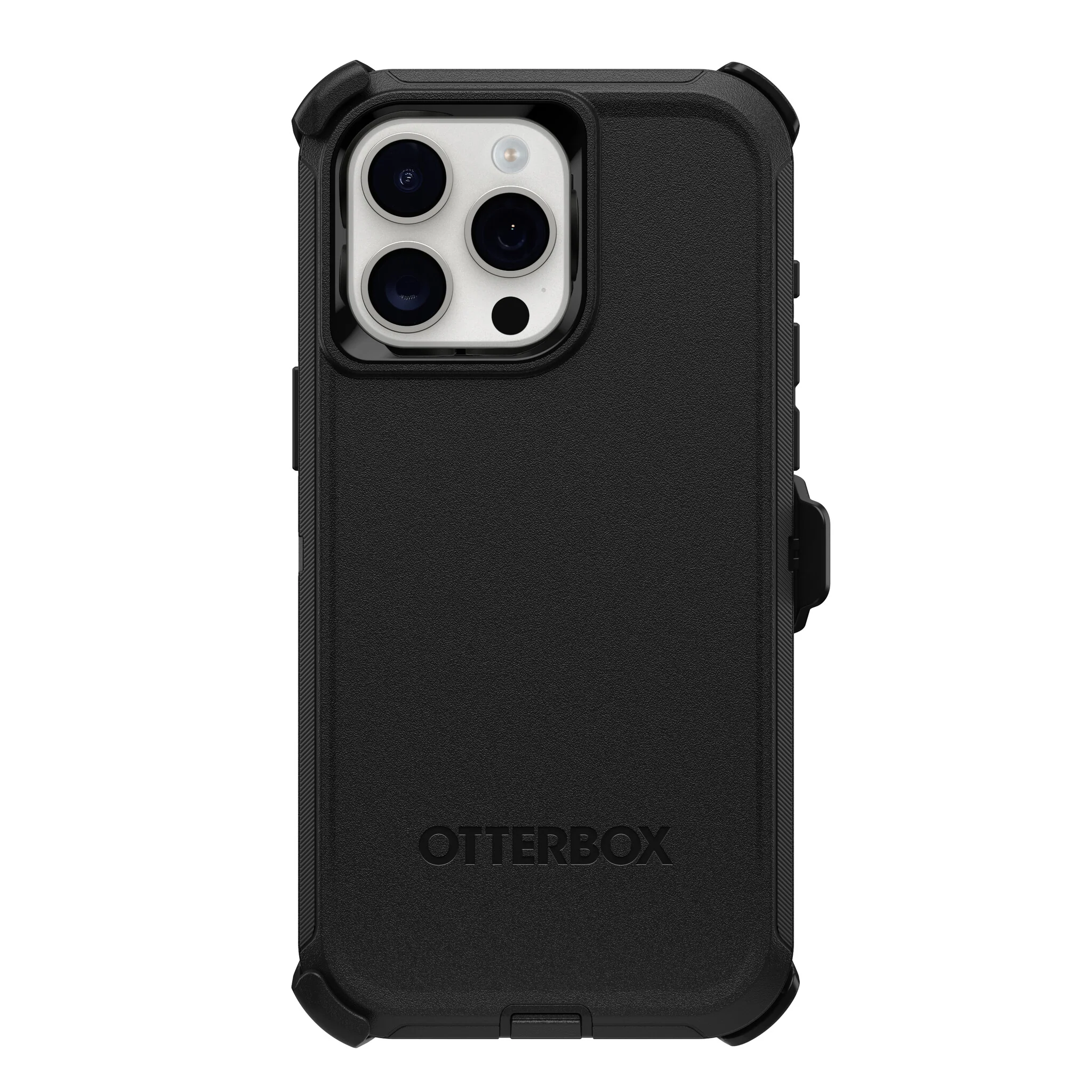 OtterBox Defender Series for iPhone 15 Pro Max in Black - No Packaging - Image 2