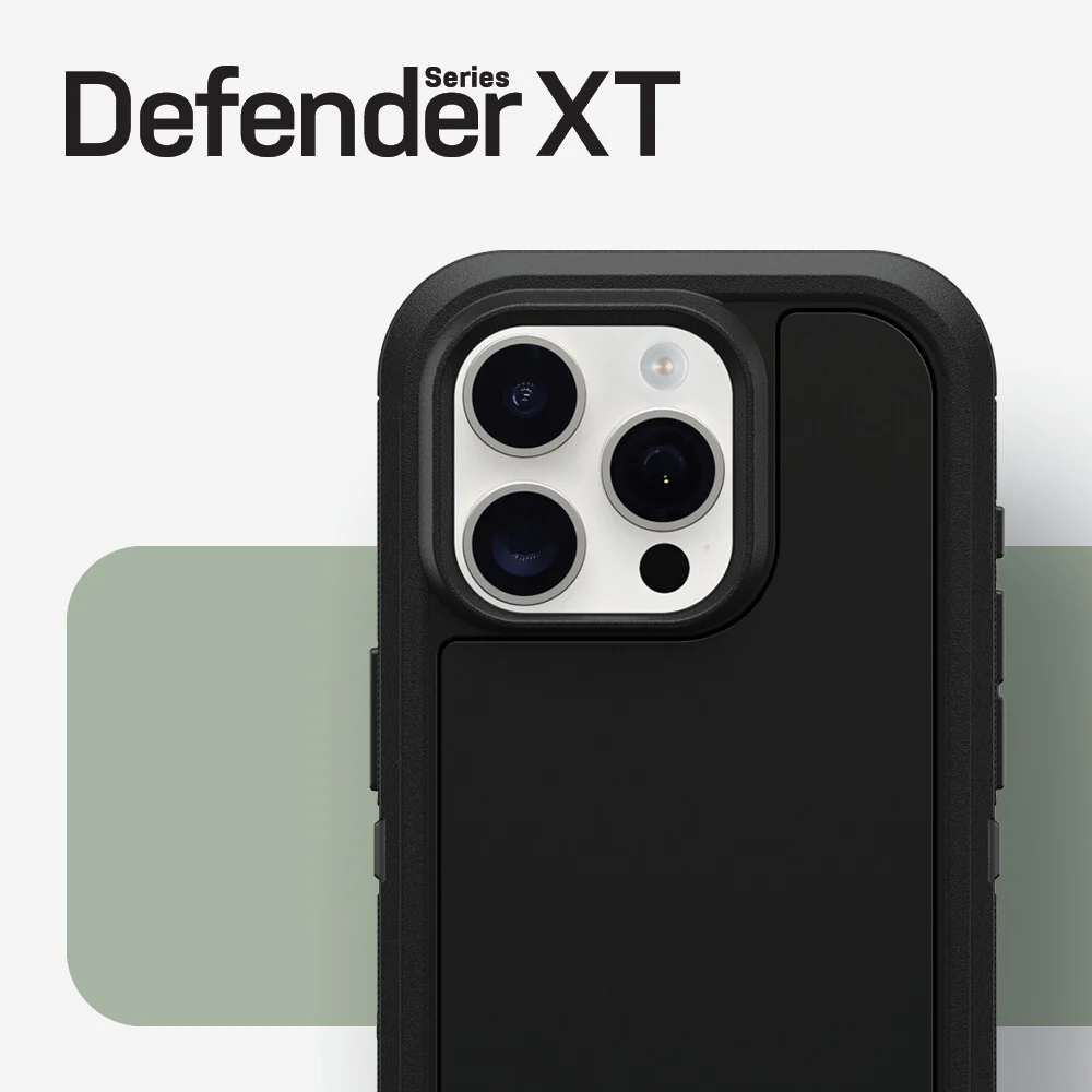 OtterBox Defender XT for iPhone 15 Pro in Black - Image 7
