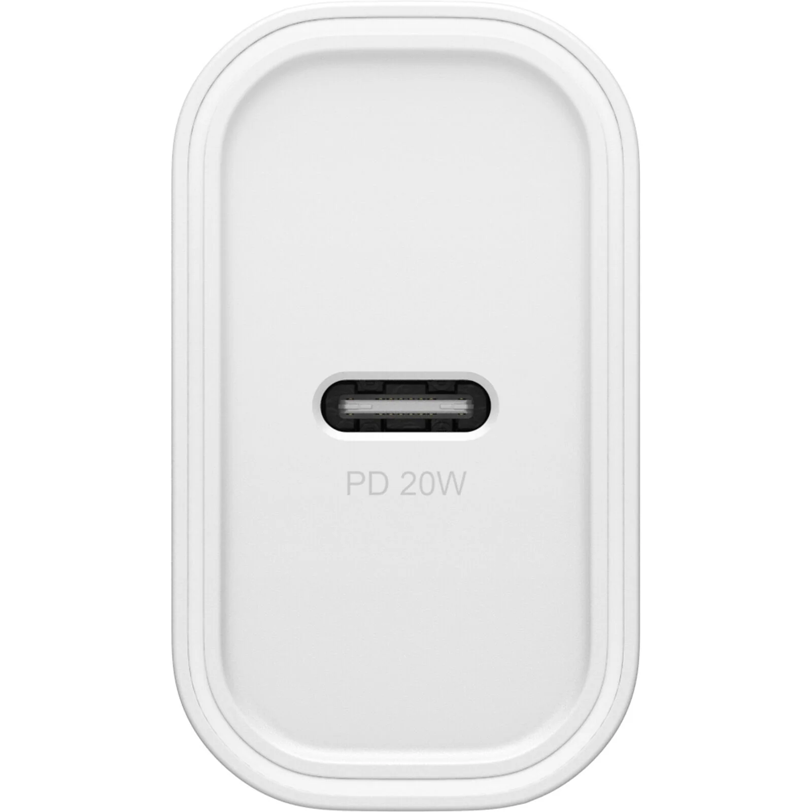 OtterBox Fast Charge | Euro Plug Standard USB-C 20W Wall Charger in White - Image 2