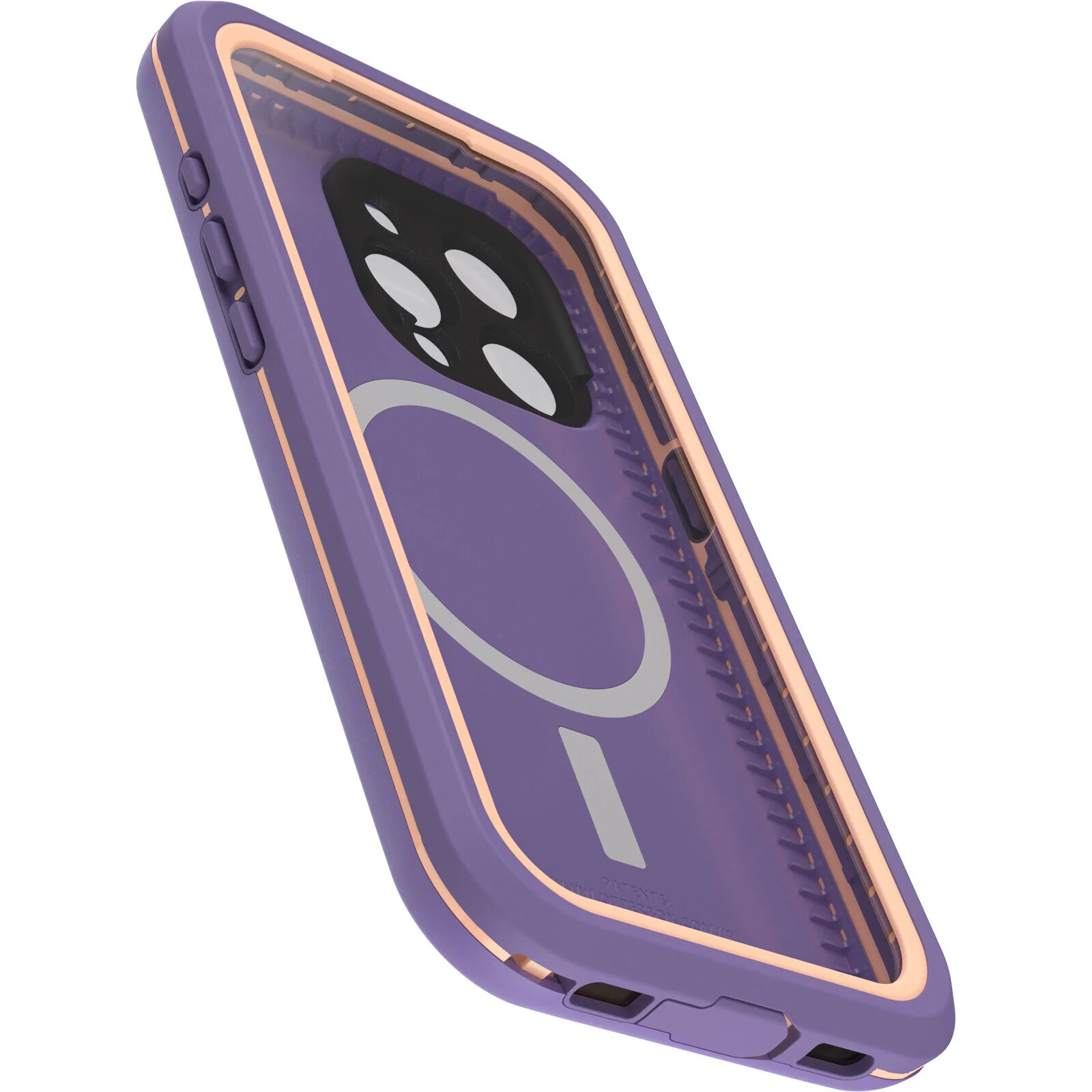 OtterBox Frē Series for iPhone 15 Pro in Rule of Plum (Purple) - Image 2