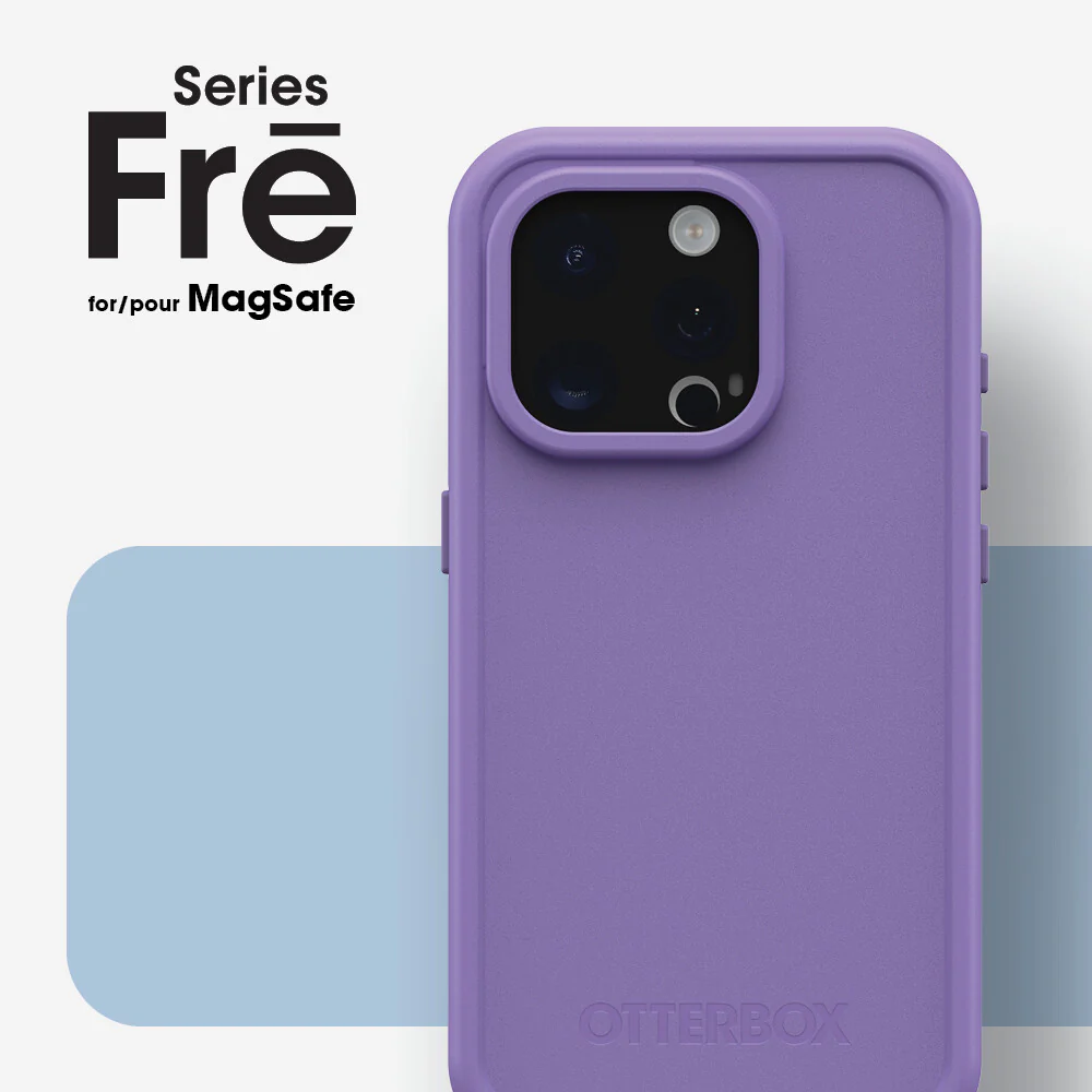 OtterBox Frē Series for iPhone 15 Pro in Rule of Plum (Purple) - Image 5