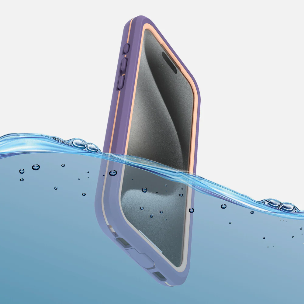 OtterBox Frē Series for iPhone 15 Pro in Rule of Plum (Purple) - Image 6