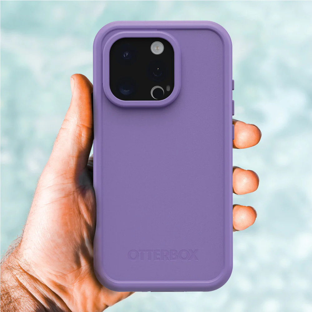 OtterBox Frē Series for iPhone 15 Pro in Rule of Plum (Purple) - Image 7