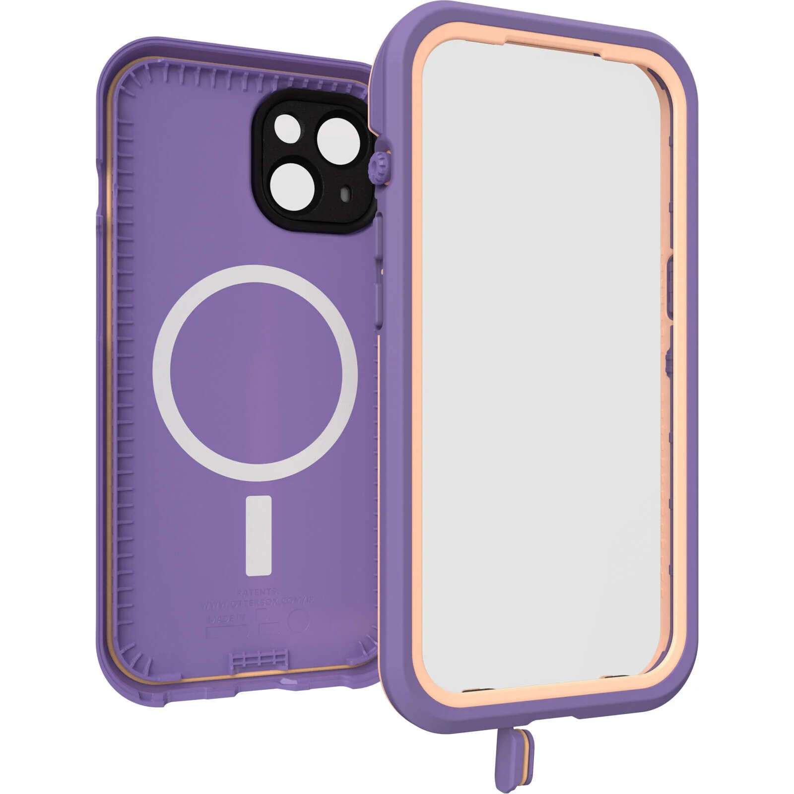 OtterBox Frē Series for iPhone 15 in Rule of Plum (Purple) - Image 4