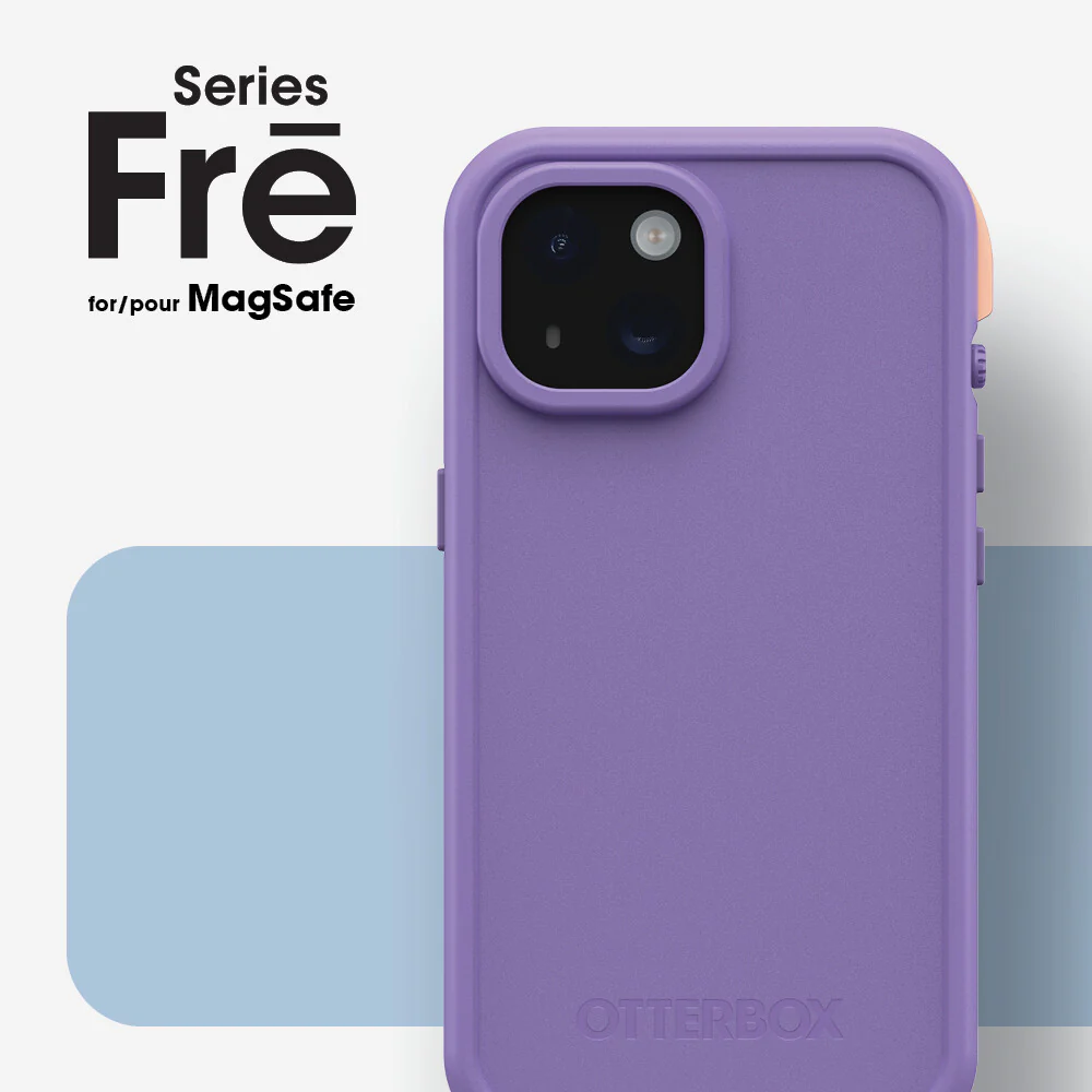 OtterBox Frē Series for iPhone 15 in Rule of Plum (Purple) - Image 5
