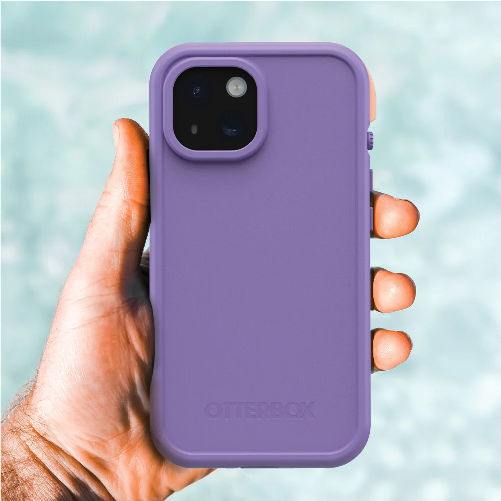 OtterBox Frē Series for iPhone 15 in Rule of Plum (Purple) - Image 7