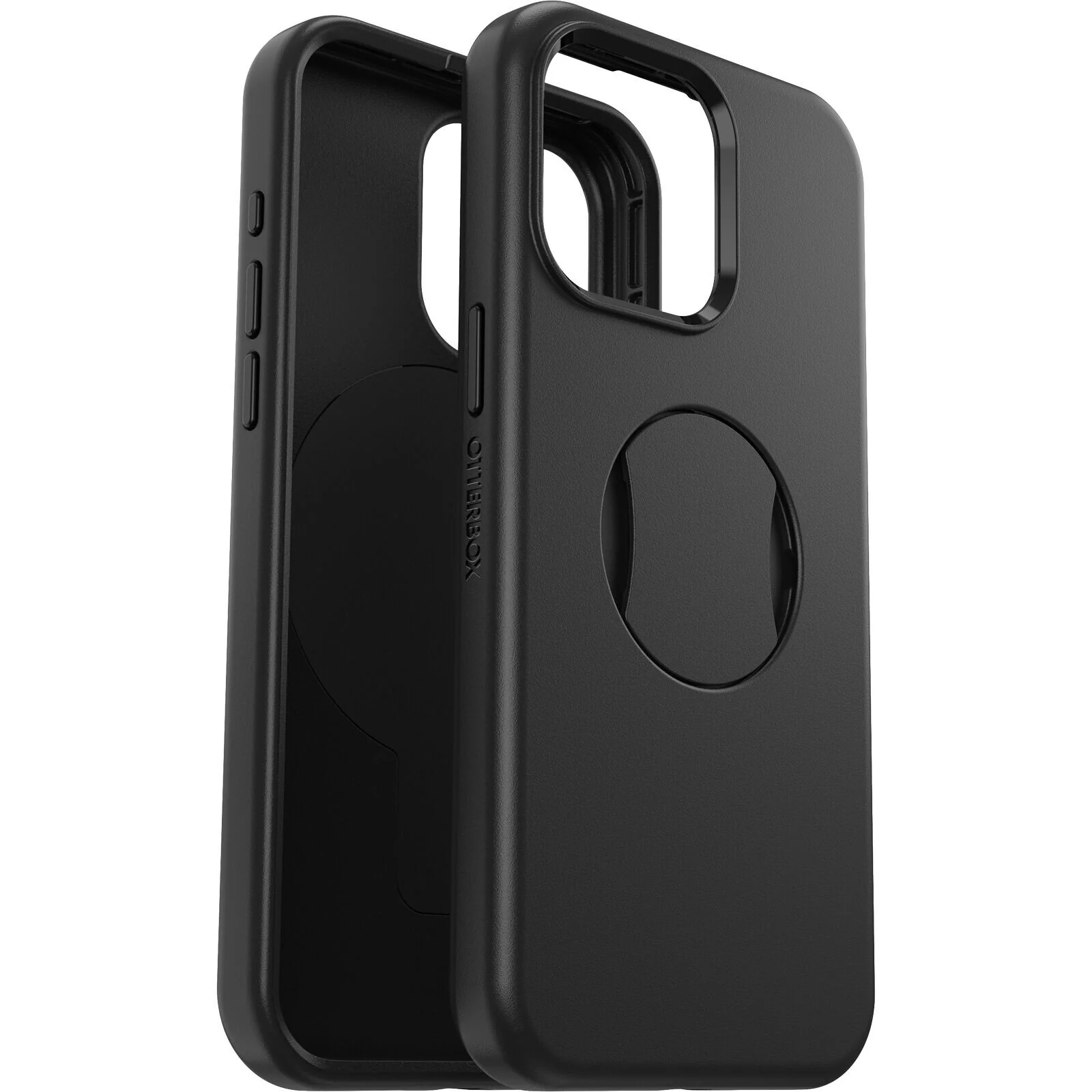 OtterBox OtterGrip Symmetry Series for iPhone 15 Pro Max in Black - Image 3