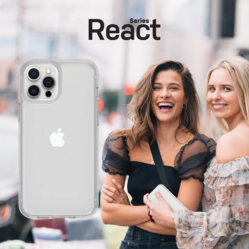 OtterBox React Series for iPhone 12 / 12 Pro in Transparent - Image 11