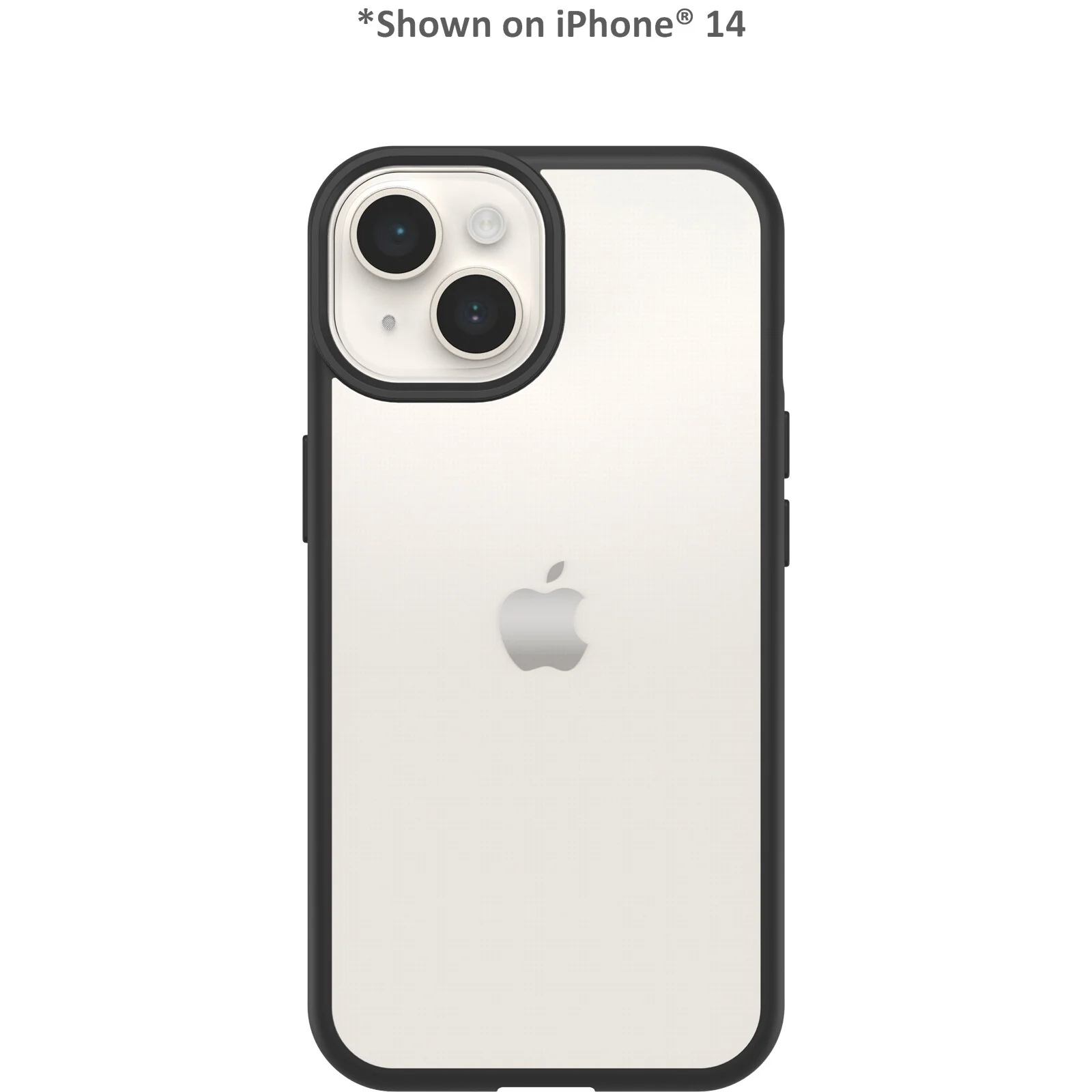 OtterBox React Series for iPhone 15 in Black Crystal - Image 3