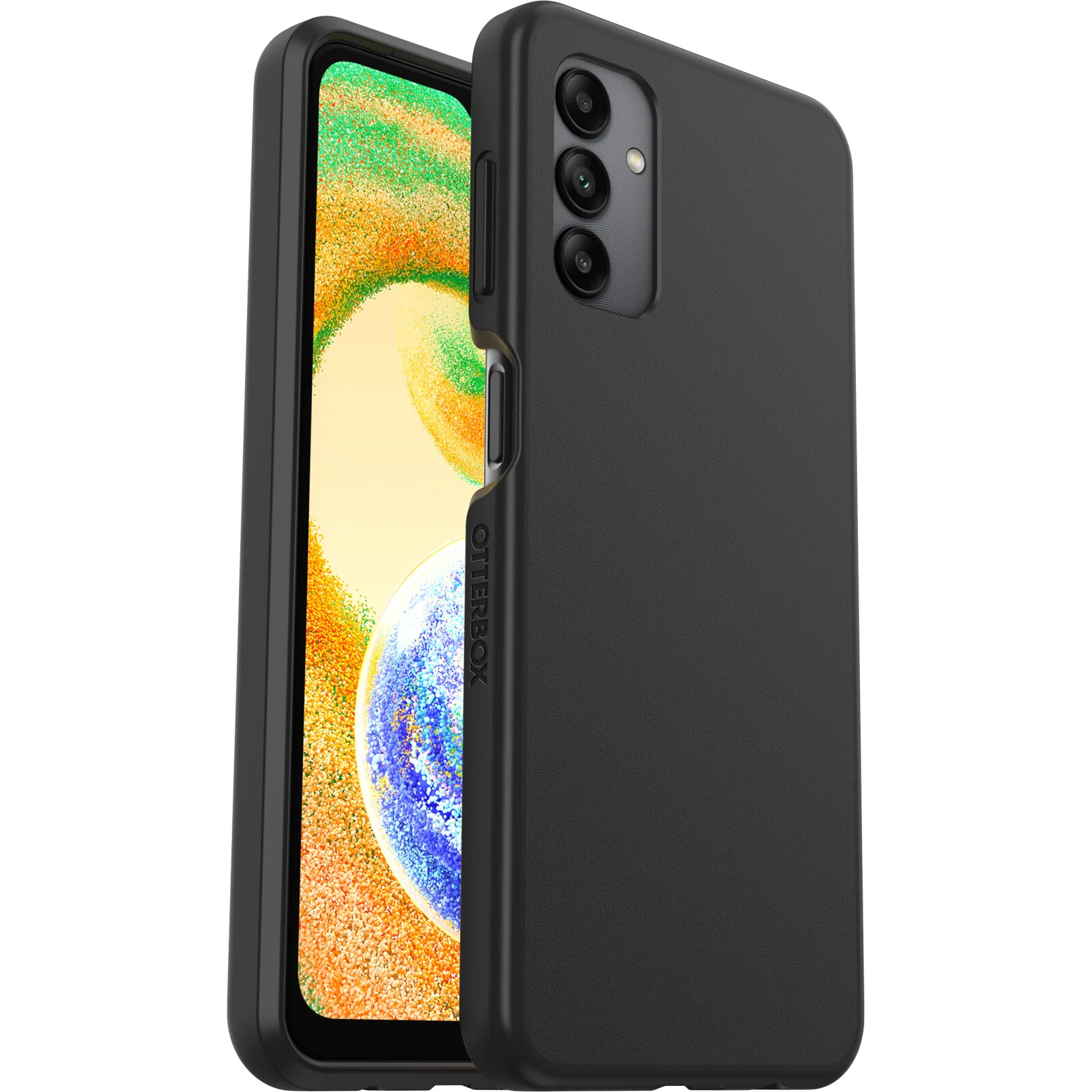 OtterBox React Series for Galaxy A04s in Black - No Packaging - Image 9