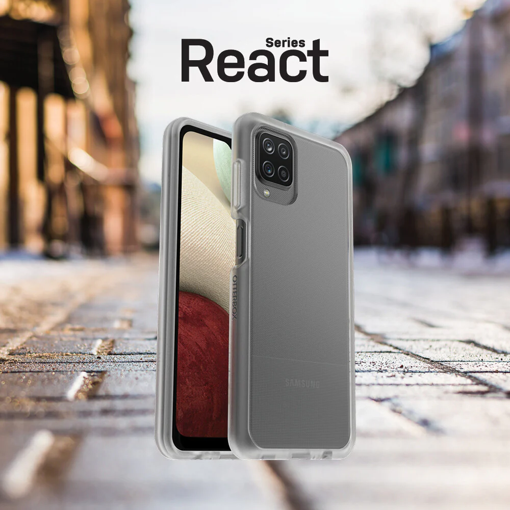 OtterBox React Series for Galaxy A12 in Transparent - Image 3