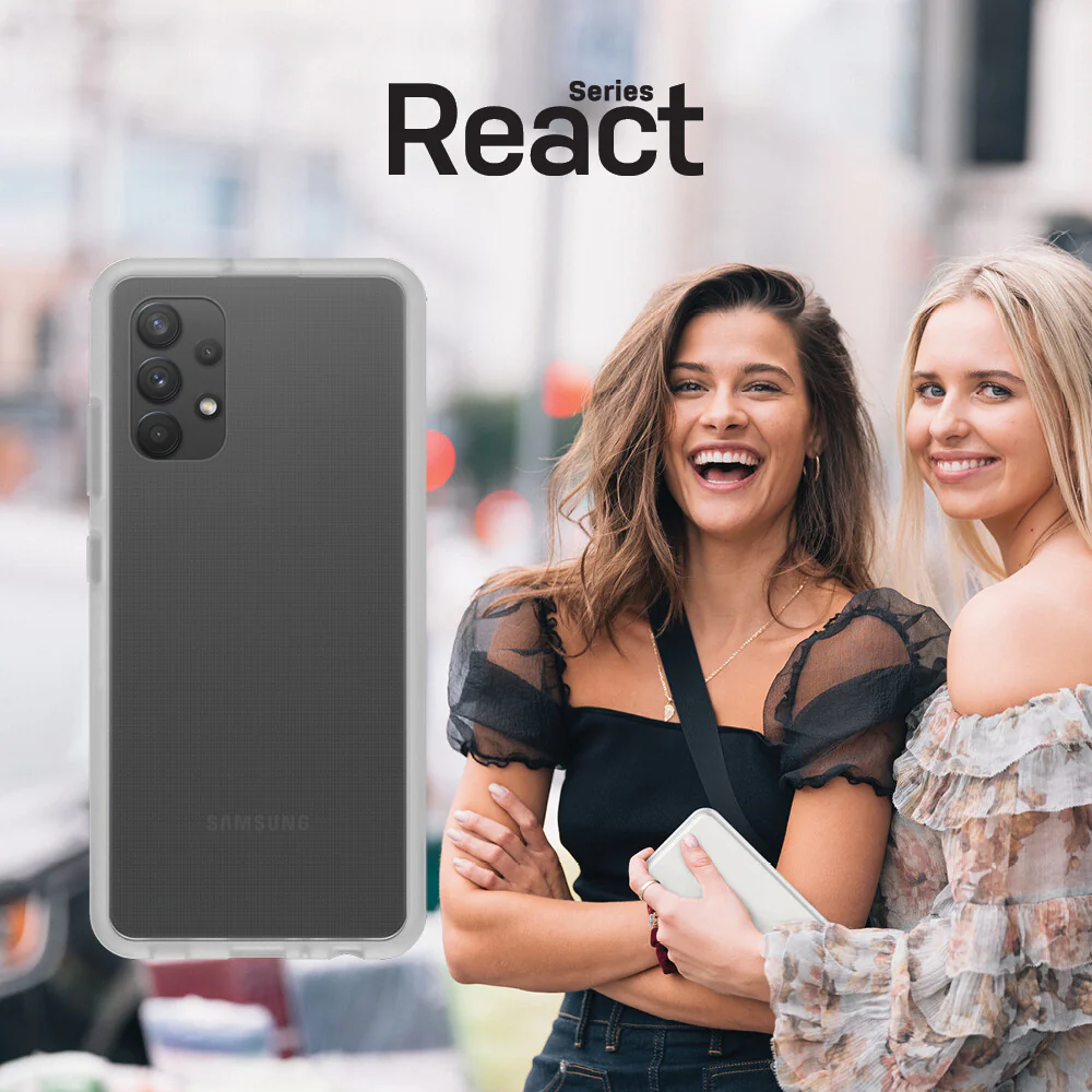 OtterBox React Series for Samsung Galaxy A32 in Transparent - Image 6