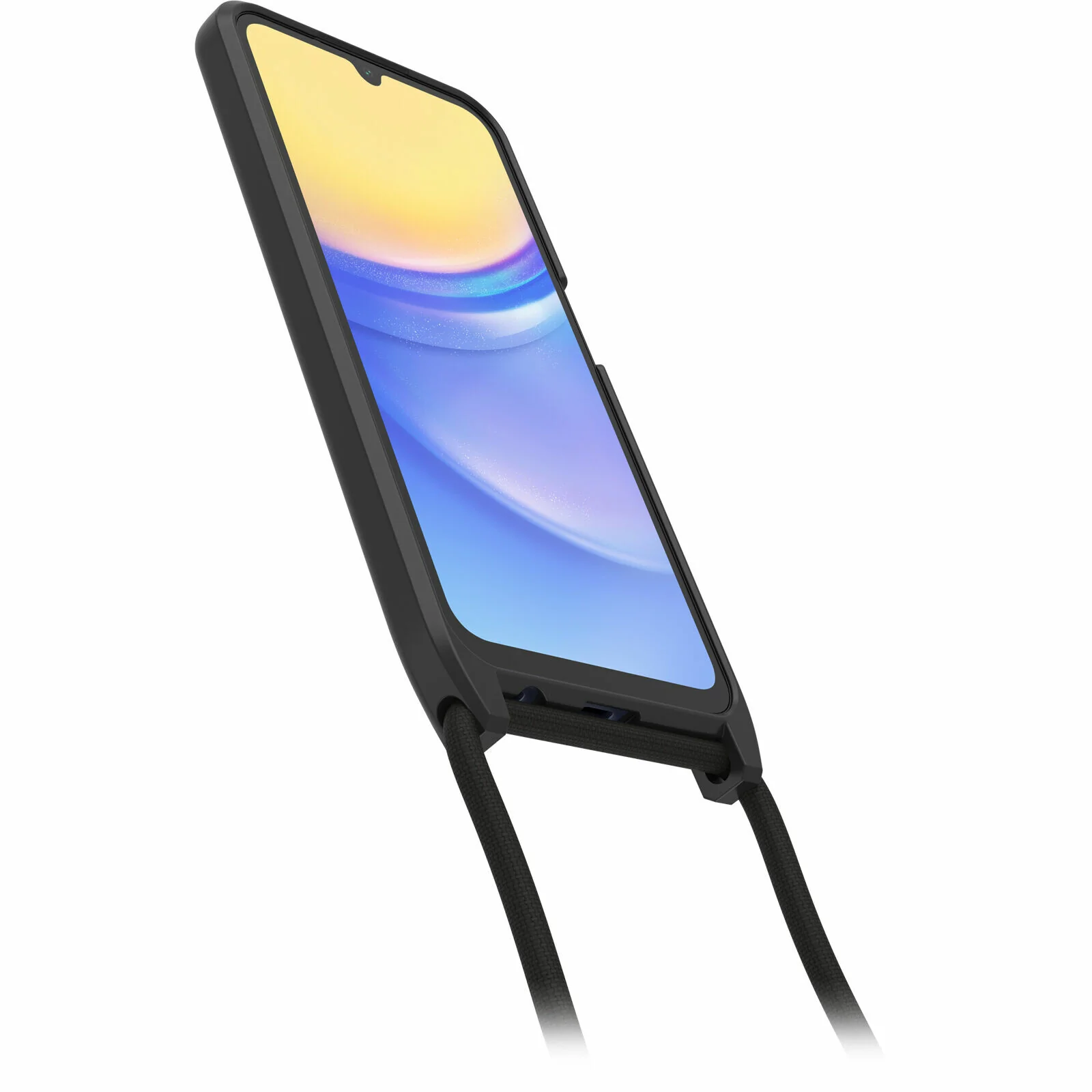 OtterBox React Series Necklace Case for Galaxy A15 in Black - Image 3