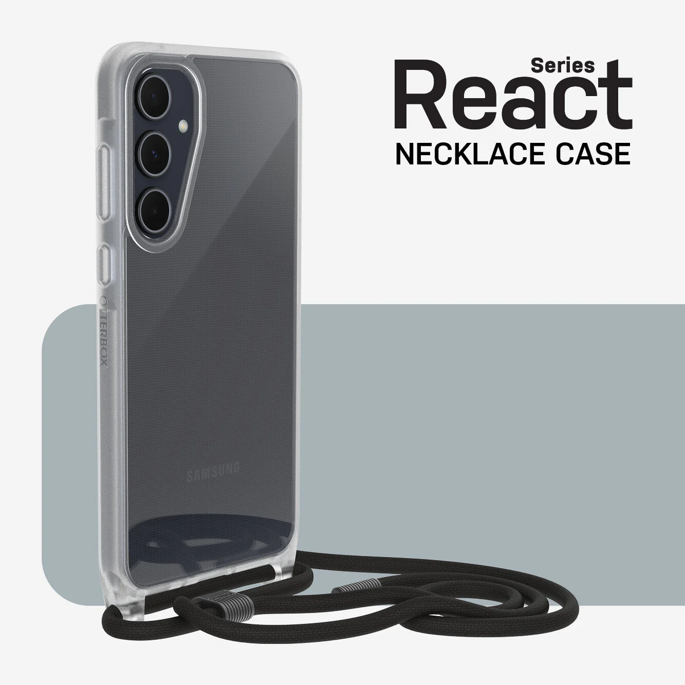 OtterBox React Series Necklace Case for Galaxy A35 (5G) in Clear - Image 6