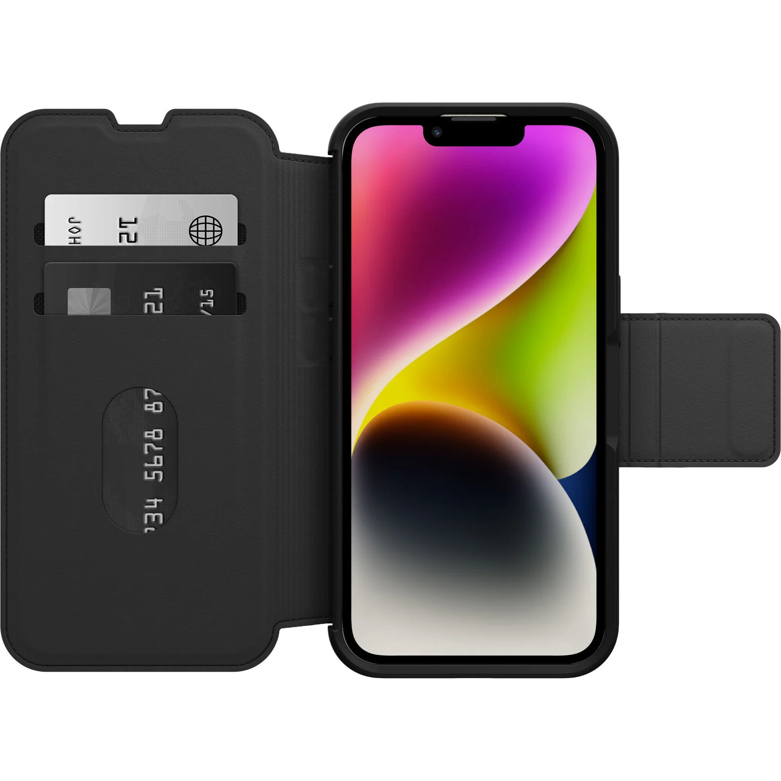 OtterBox Strada Case for iPhone 14 Plus in Black - Image 4