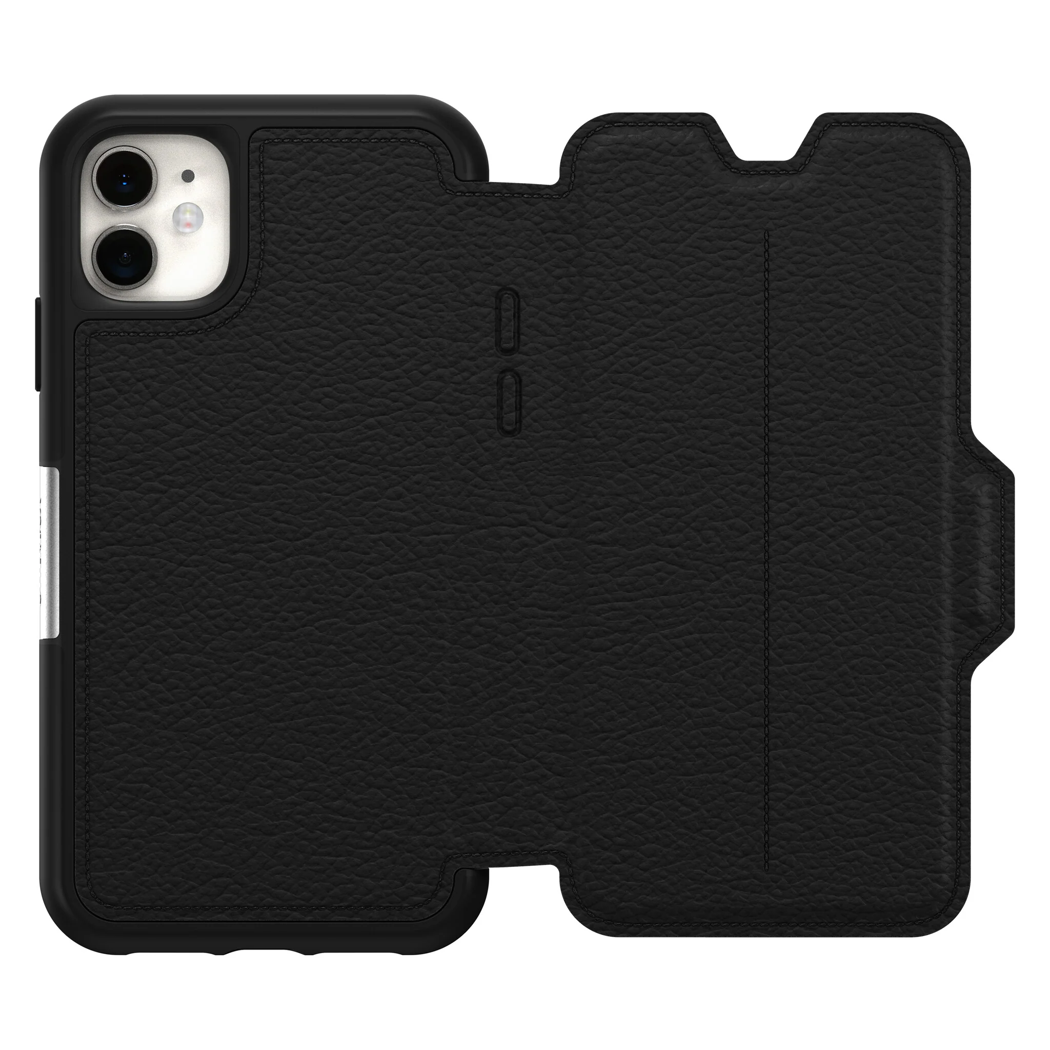 OtterBox Strada Folio Series for iPhone 11 in Black - Image 2