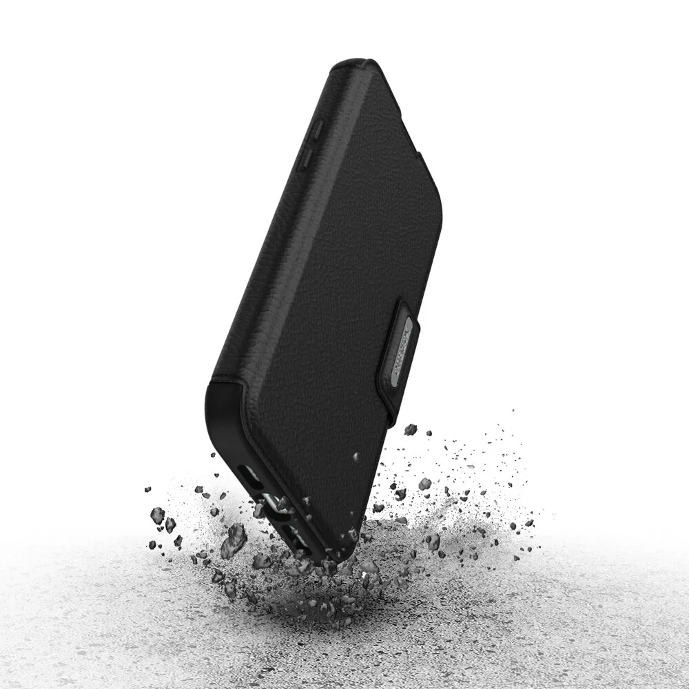 Strada Series Folio Case with MagSafe for iPhone 15 Plus in Shadow - Image 5