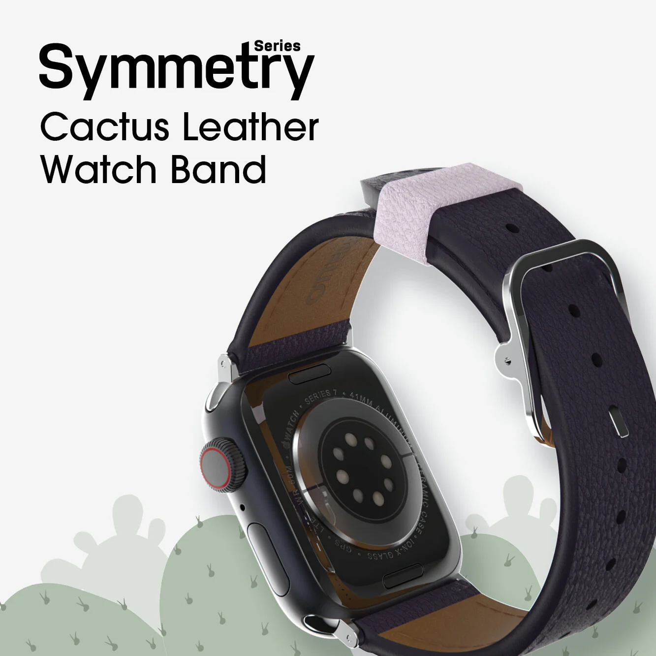 OtterBox Symmetry Cactus Series for Apple Watch 38/40/41mm in Plum Luxe - Image 7