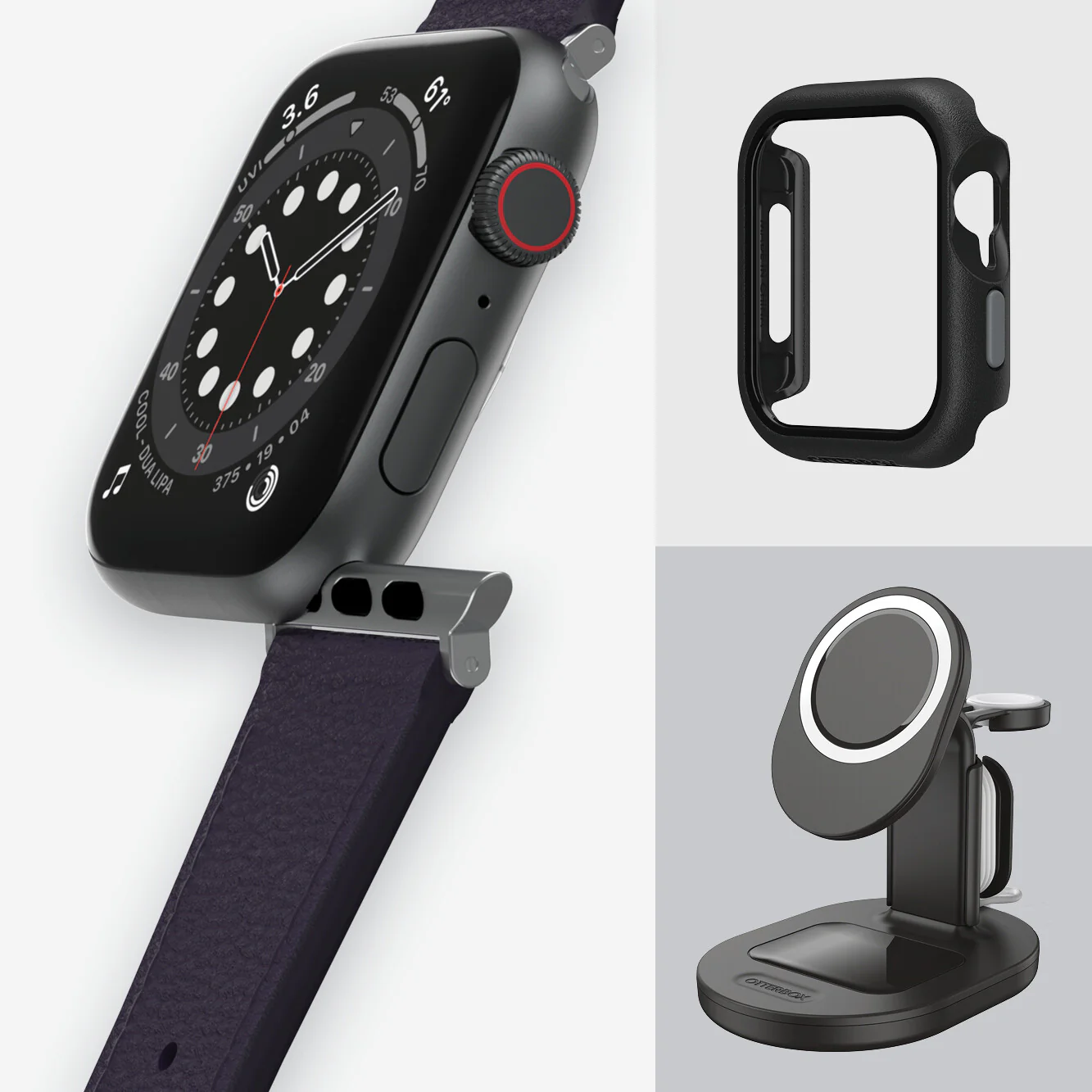 OtterBox Symmetry Cactus Series for Apple Watch 42/44/45mm in Plum Luxe - Image 10