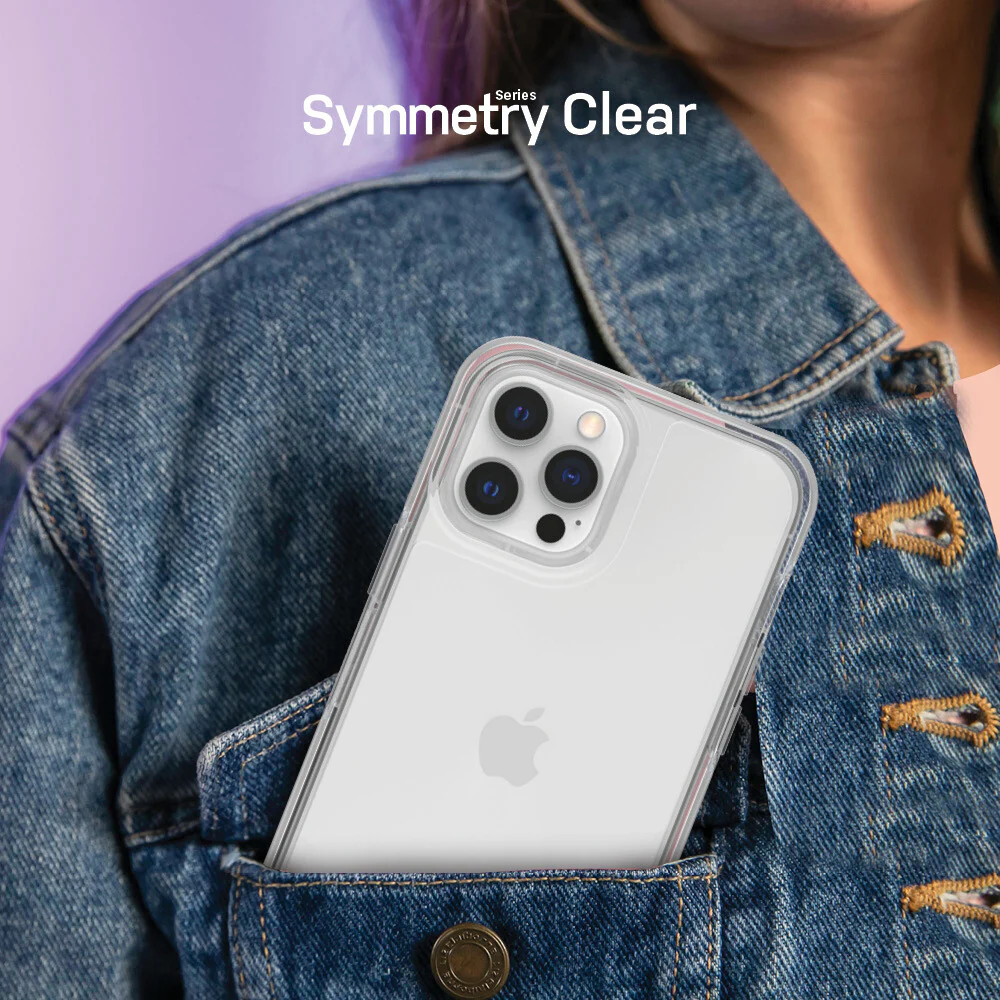 OtterBox Symmetry Clear Series for iPhone 12/ 12 Pro in Transparent - Image 12