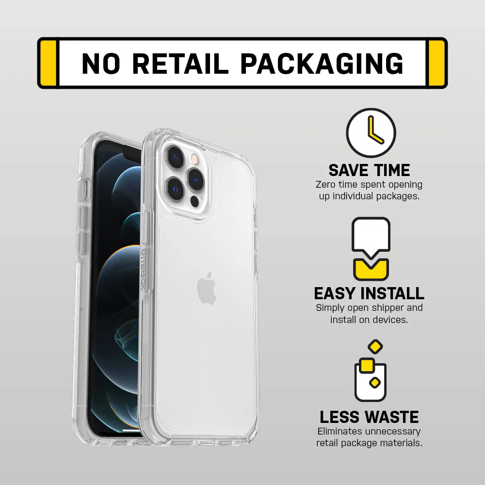 OtterBox Symmetry Clear Series for iPhone 12/ 12 Pro in Transparent - Image 14