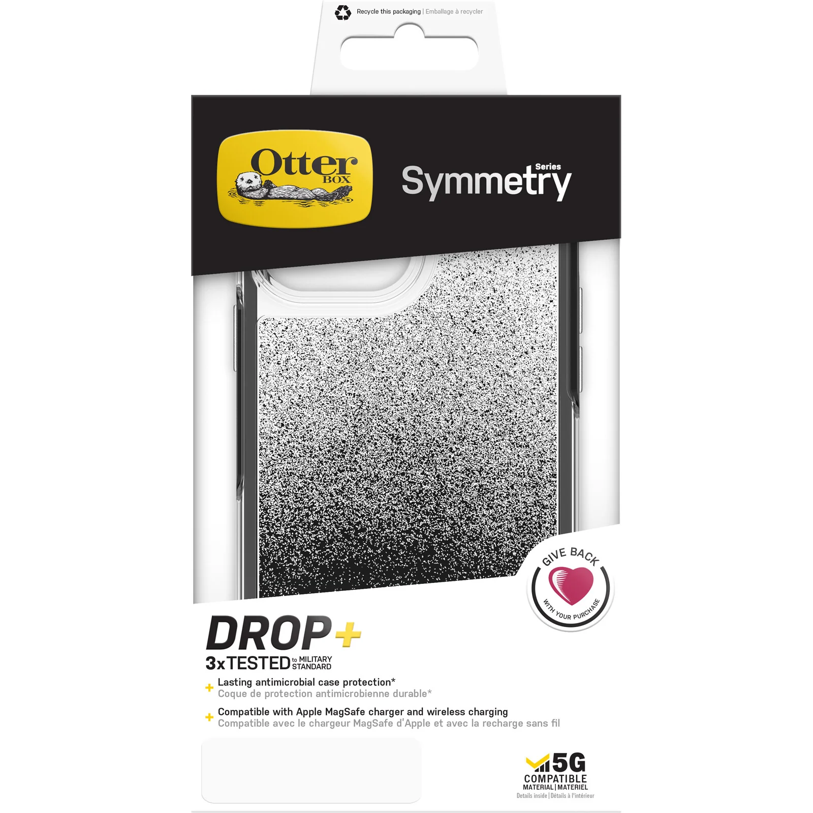 OtterBox Symmetry Clear Series for iPhone 13 Pro Max in Ombre Spray - Image 6