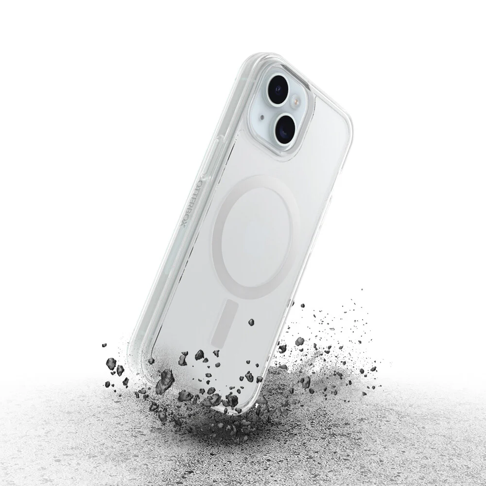 OtterBox Symmetry Clear Series with MagSafe for iPhone 15 in Clear - Image 10