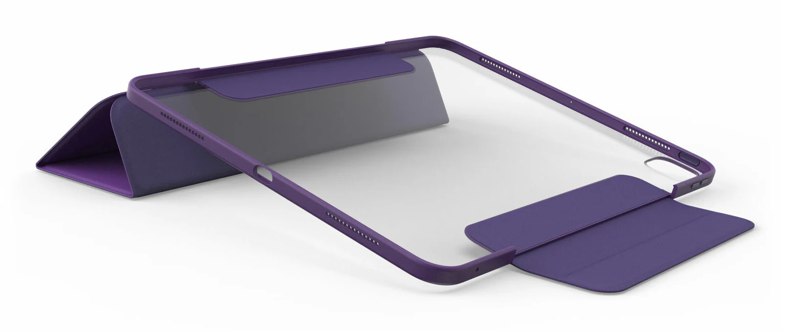 OtterBox Symmetry Folio Case for 13" iPad Pro in Purple - Image 2