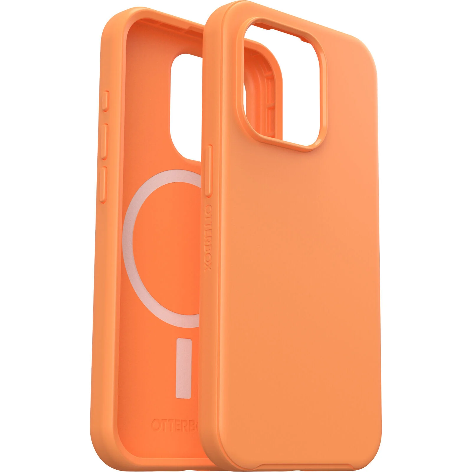OtterBox Symmetry Series for MagSafe for iPhone 15 Pro in Sunstone (Orange) - Image 3