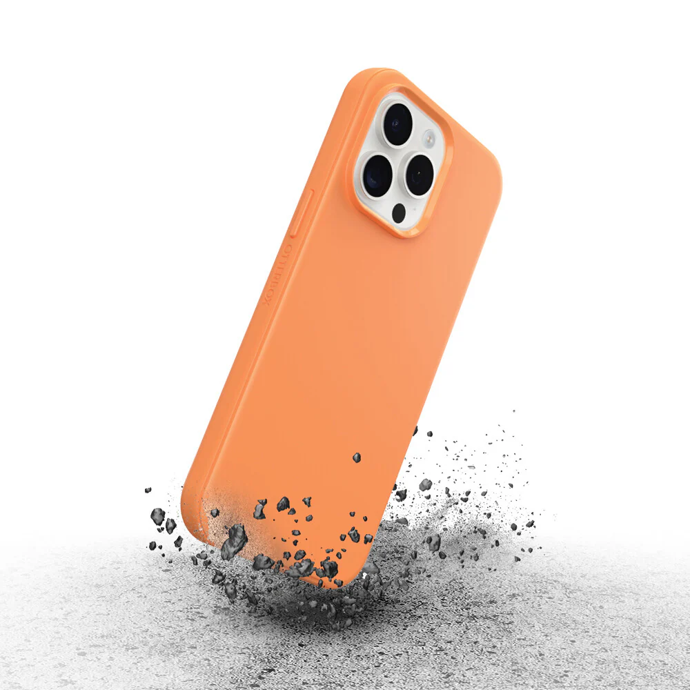 OtterBox Symmetry Series for MagSafe for iPhone 15 Pro in Sunstone (Orange) - Image 6