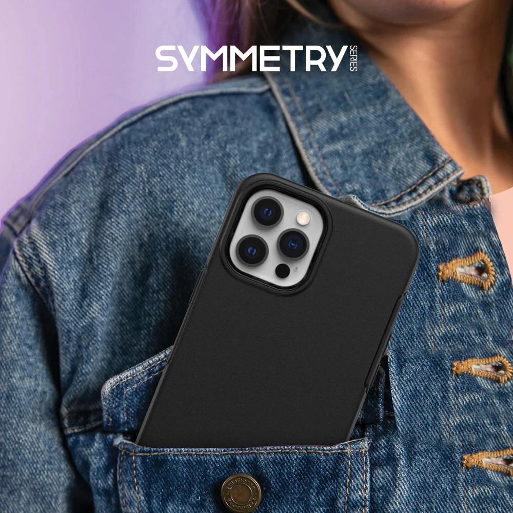 OtterBox Symmetry Series for iPhone 12/ 12 Pro in Black - Image 12