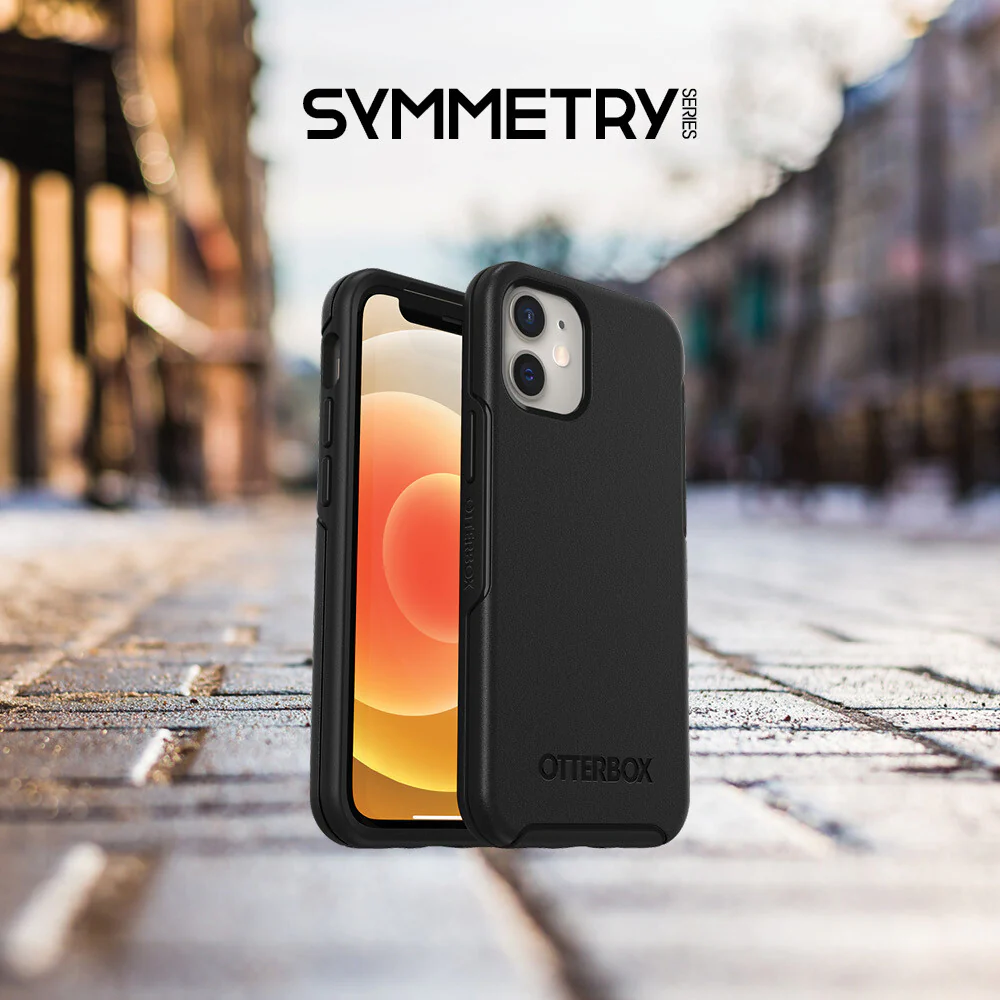OtterBox Symmetry Series for Apple iPhone 12 mini in Black - Image 10