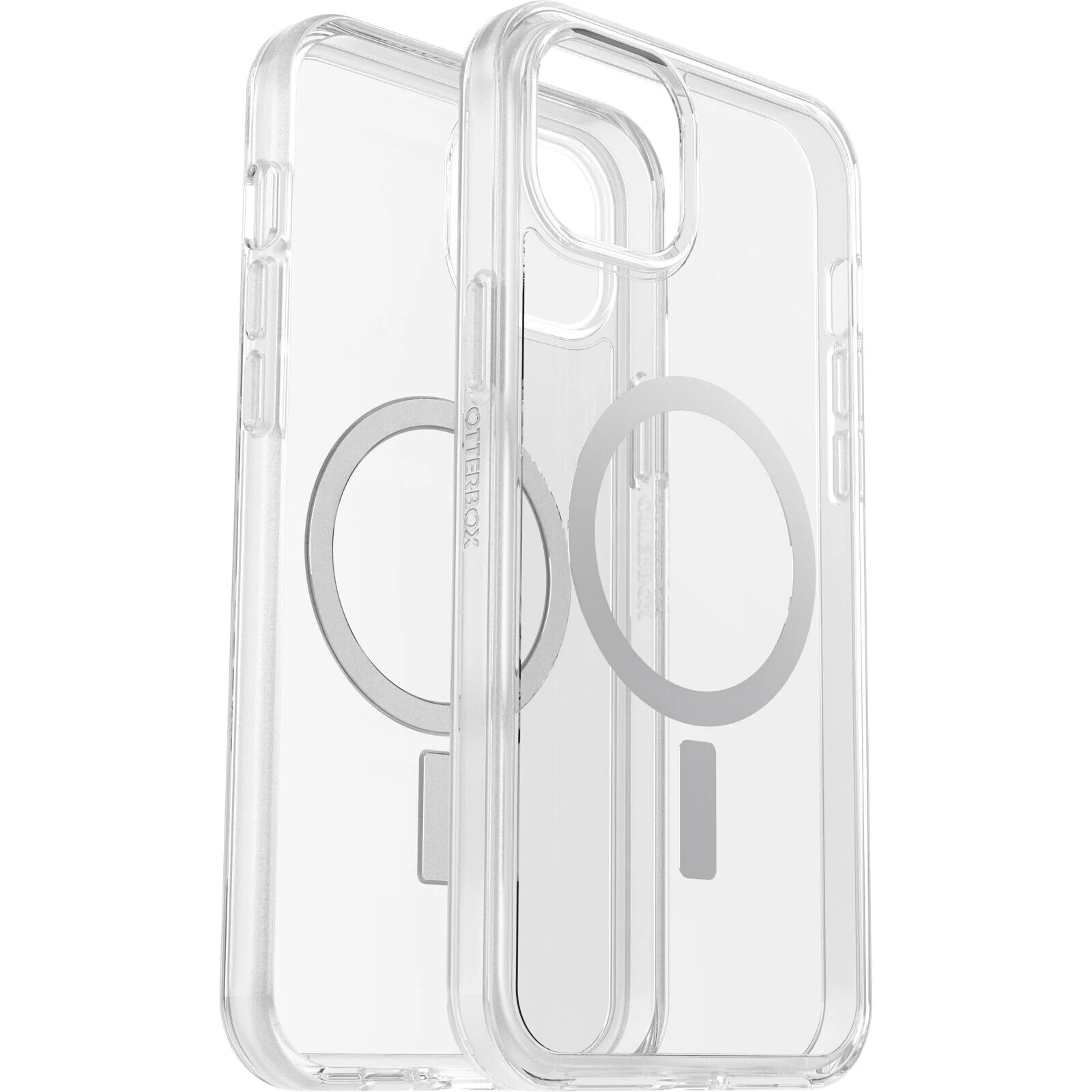 OtterBox Symmetry Series with MagSafe for iPhone 15 Plus in Clear - Image 3