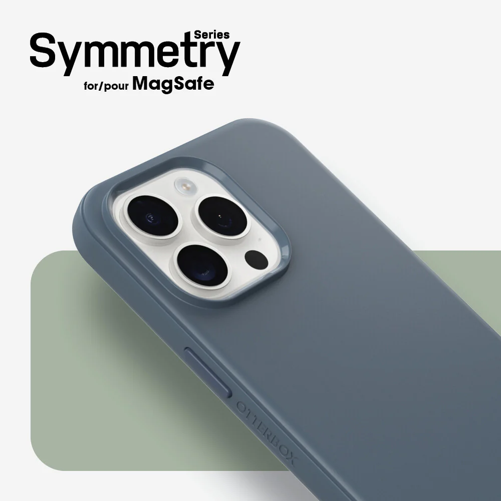 OtterBox Symmetry Series for MagSafe for iPhone 15 Pro Max in Bluetiful (Blue) - Image 5