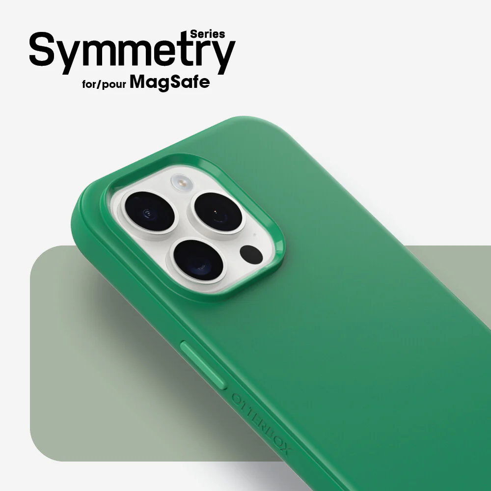 OtterBox Symmetry Series with MagSafe for iPhone 15 Pro Max in Green Juice - Image 5