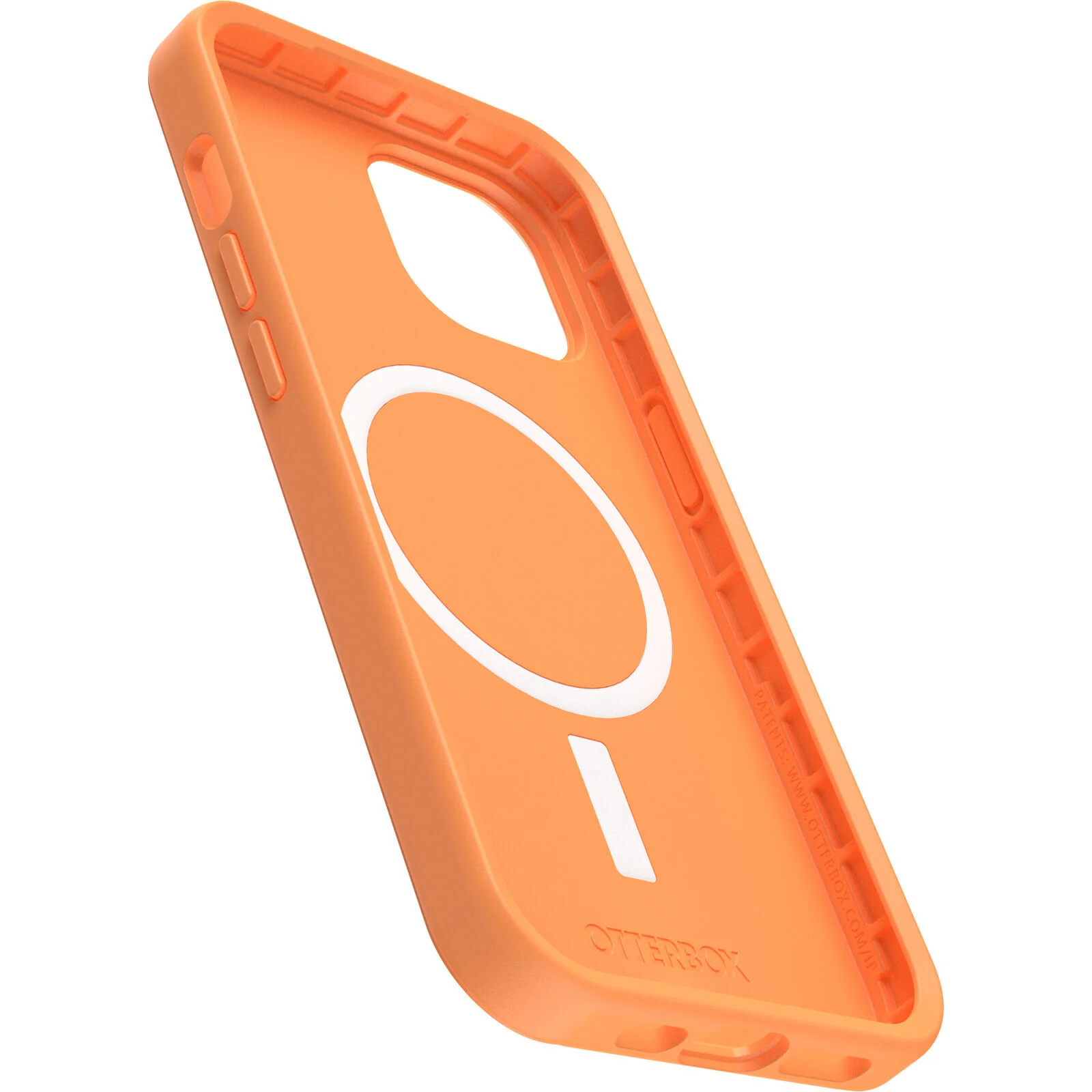 OtterBox Symmetry Series for MagSafe for iPhone 15 in Sunstone (Orange) - Image 2