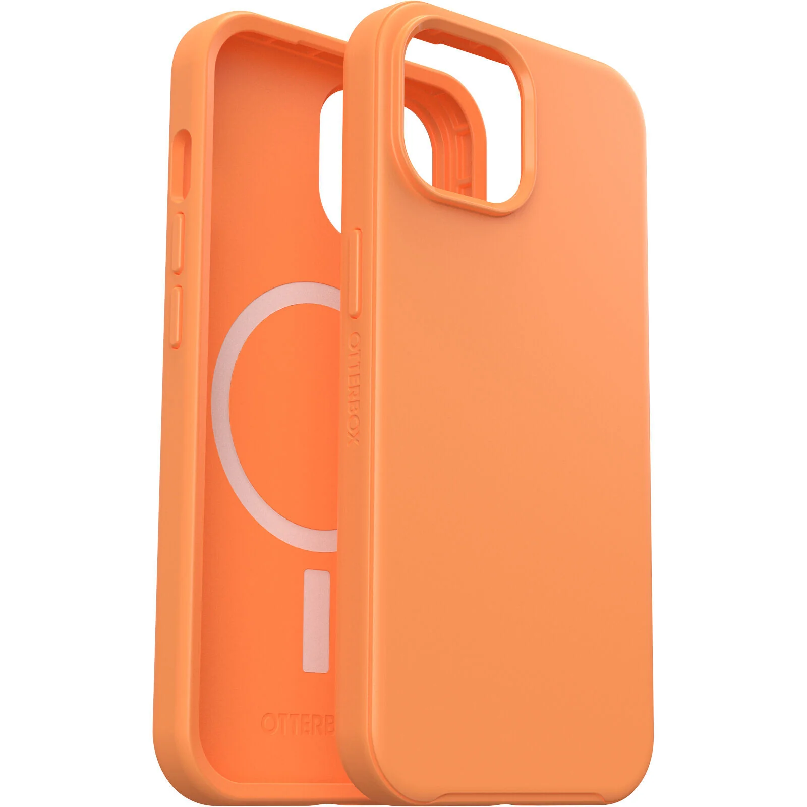 OtterBox Symmetry Series for MagSafe for iPhone 15 in Sunstone (Orange) - Image 3