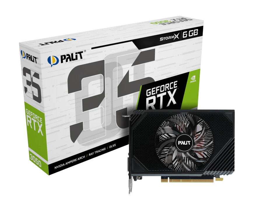 Palit StormX - NVIDIA 6 GB GDDR6 GeForce RTX 3050 graphics card - Image 2