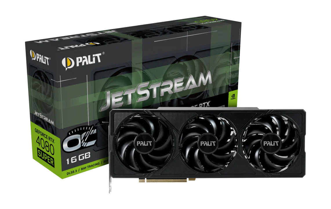 Palit Jetstream OC 16GB - NVIDIA 16 GB GDDR6X GeForce RTX 4080 SUPER graphics card - Image 2